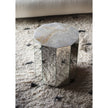 Colonna Coffee Table by Tacchini with a mirrored glass exterior and marble top.
