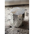 Colonna Coffee Table by Tacchini with a mirrored glass exterior and marble top.