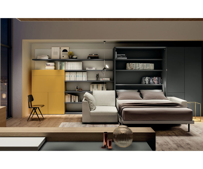 Tonale Motorized Wall Bed With Sofa | Clei