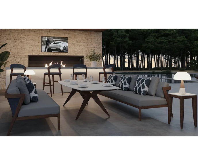 Cascais Porcelain Dining Table I Coco Wolf