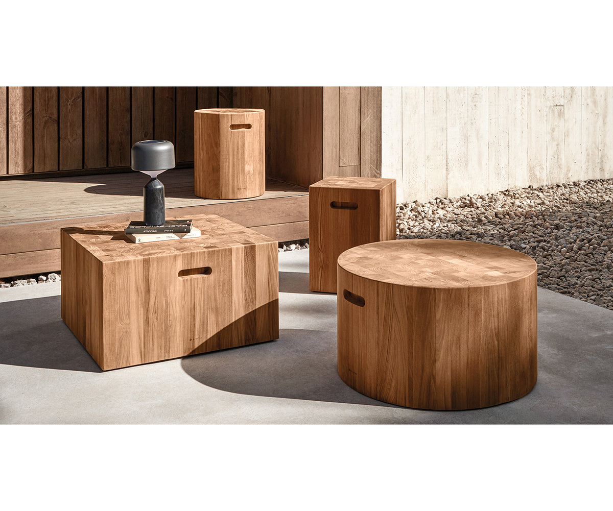 Block Round Coffee Table Gloster