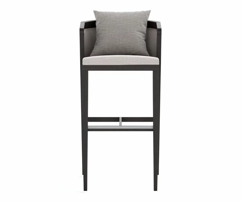 Coronet Barstool Upholstered Back I Coco Wolf