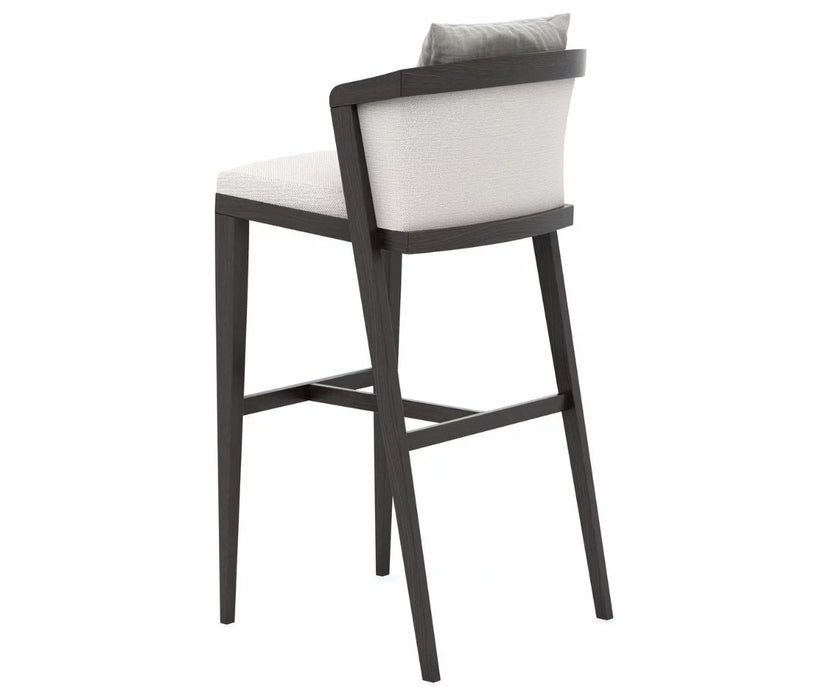 Coronet Barstool Upholstered Back I Coco Wolf