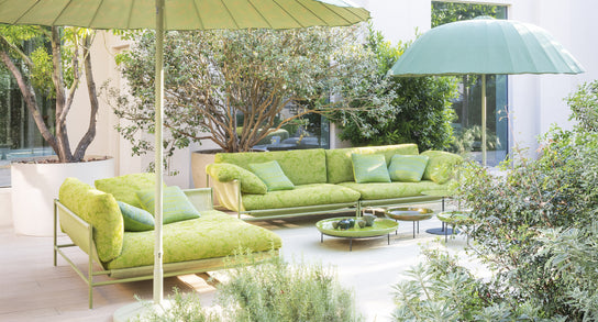 Canvas Outdoor Sectional Sofa