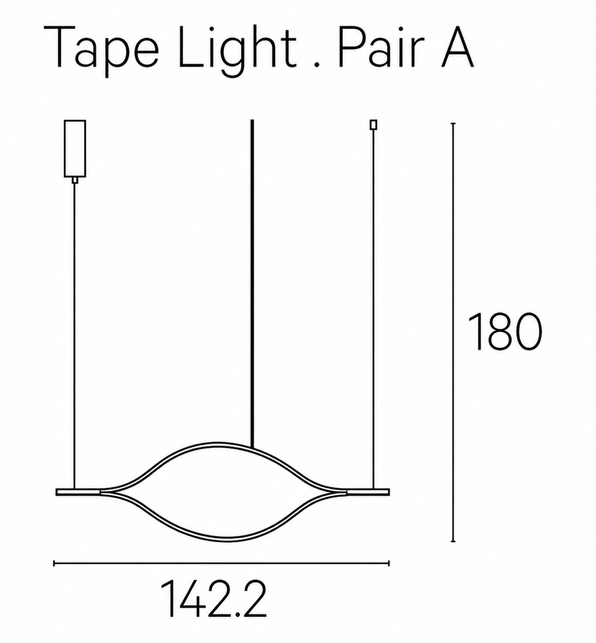 Floor Sample Tape Light Suspension