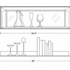 Floor sample Eos Shelf and Alambra Suspended Cabinet