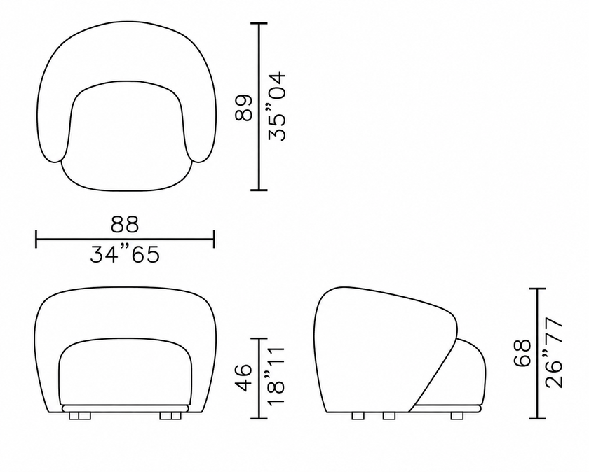 Floor Sample René Swivel Chair