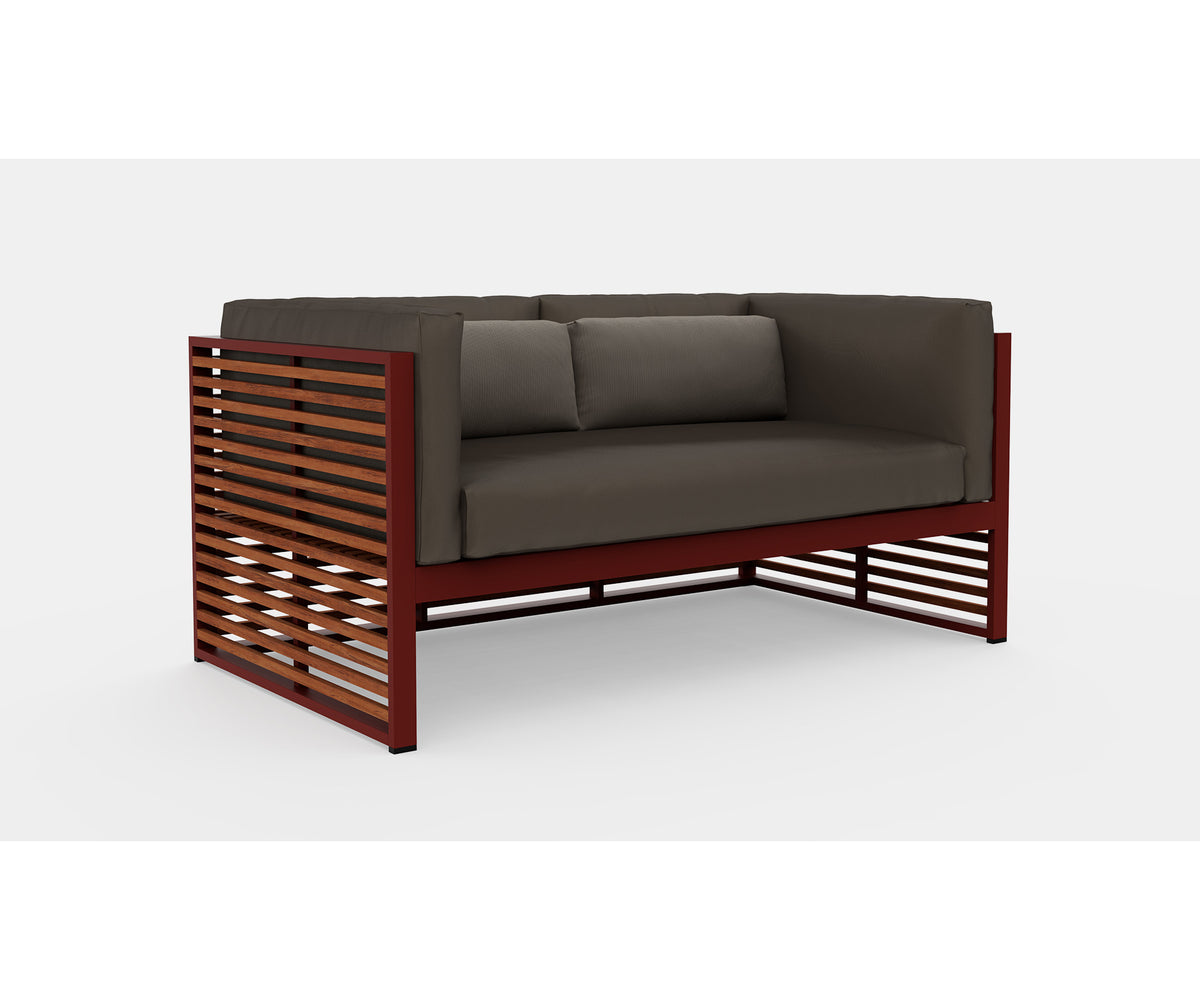 Dna Teak 2 Seat Sofa Gandia Blasco