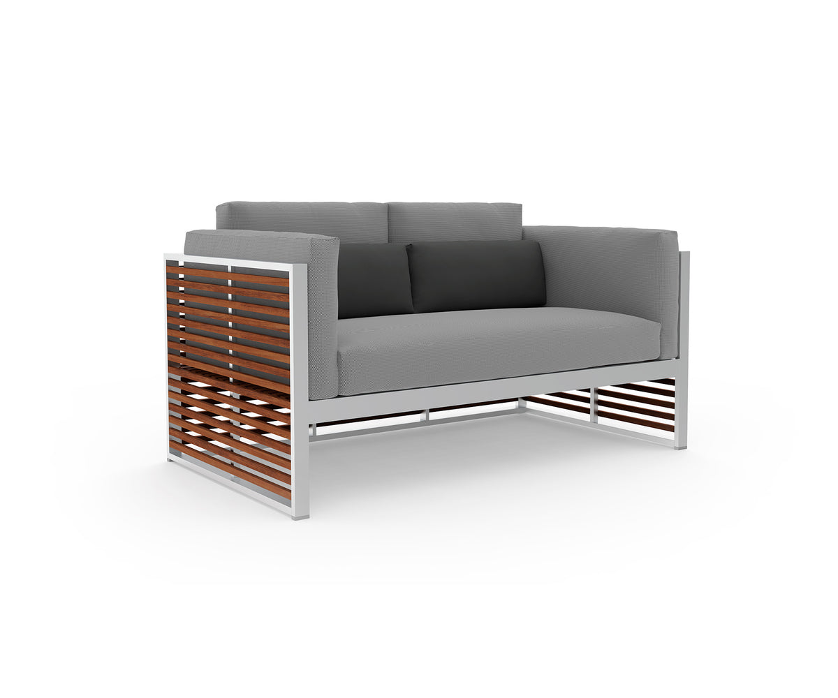 Dna Teak 2 Seat Sofa Gandia Blasco