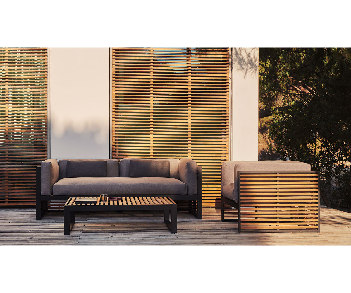 Dna Teak 2 Seat Sofa Gandia Blasco