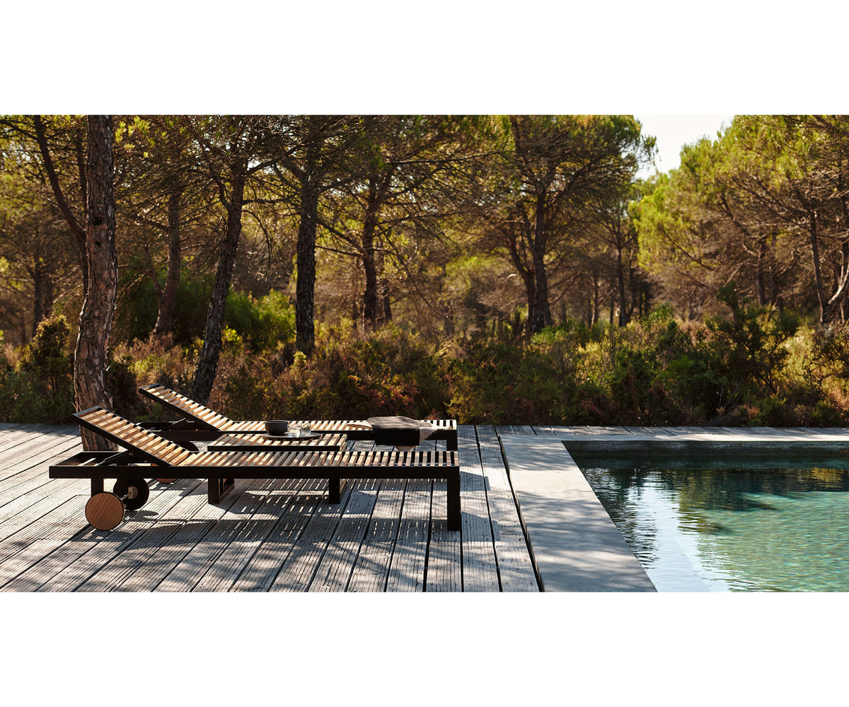 Dna Teak Chaise Lounge Gandia Blasco 