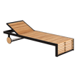 Dna Teak Chaise Lounge Gandia Blasco 