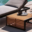 Dna Teak Side Table Gandia Blasco