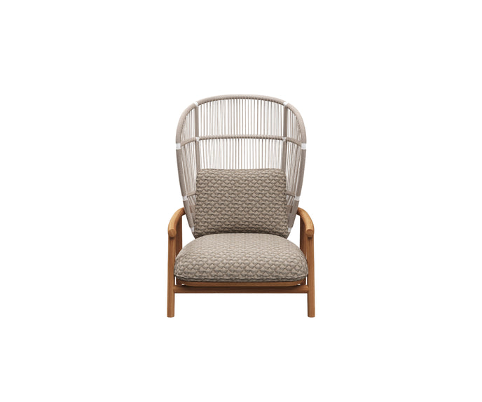 High end Fern Lounge Chair High Back by Gloster Casa Design