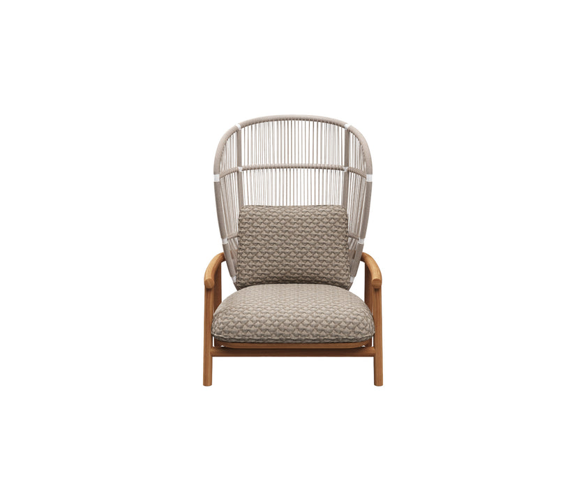 High end Fern Lounge Chair High Back by Gloster Casa Design