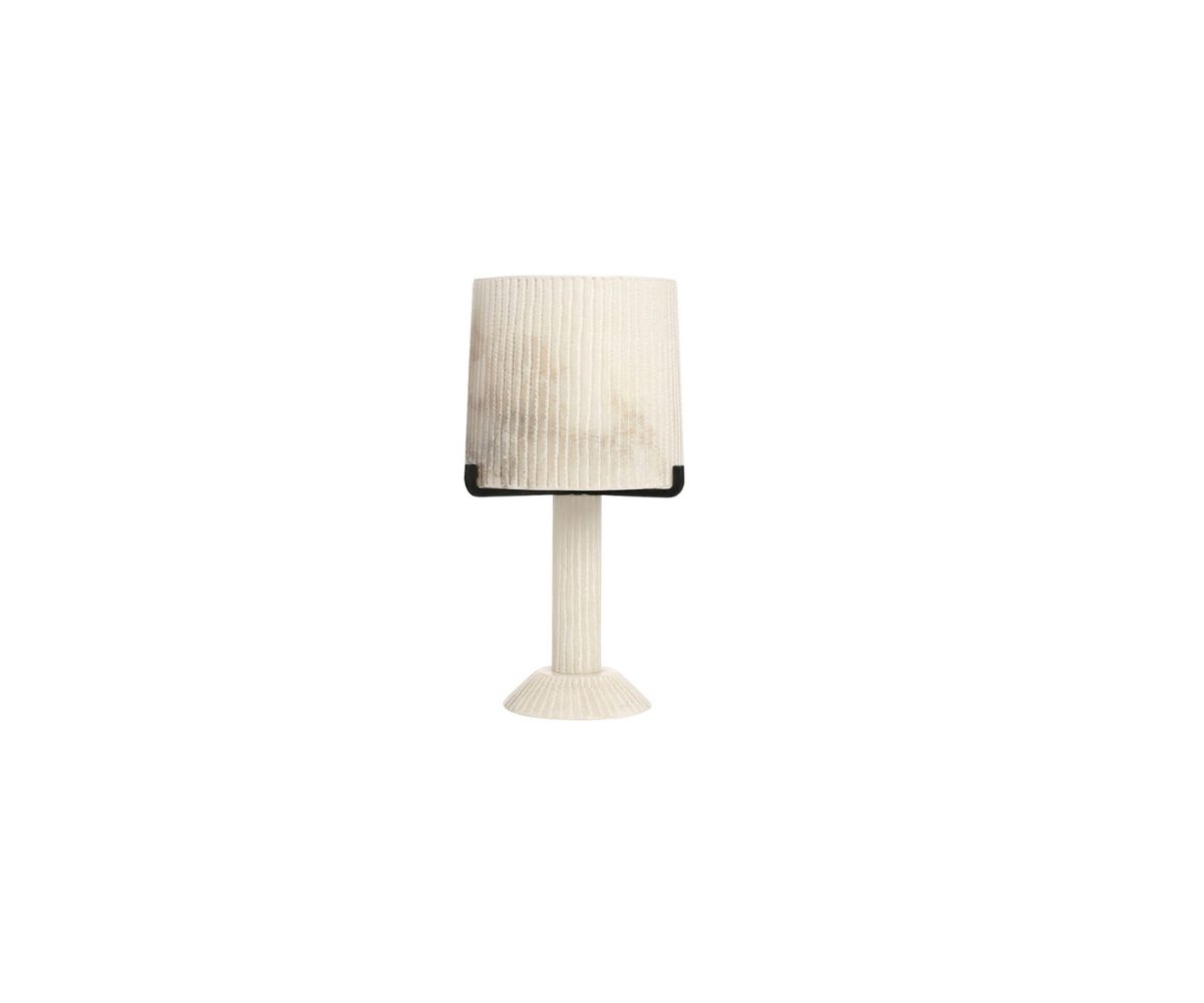 Floor Sample Acropolis Table Lamp CTO Lighting white alabaster