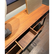 Gabriele & Oscar-Buratti-Floor-Sample-Bayus-Console-Porada-Wood-Leather-Walnut