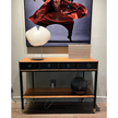 Gabriele & Oscar-Buratti-Floor-Sample-Bayus-Console-Porada-Wood-Leather-Walnut