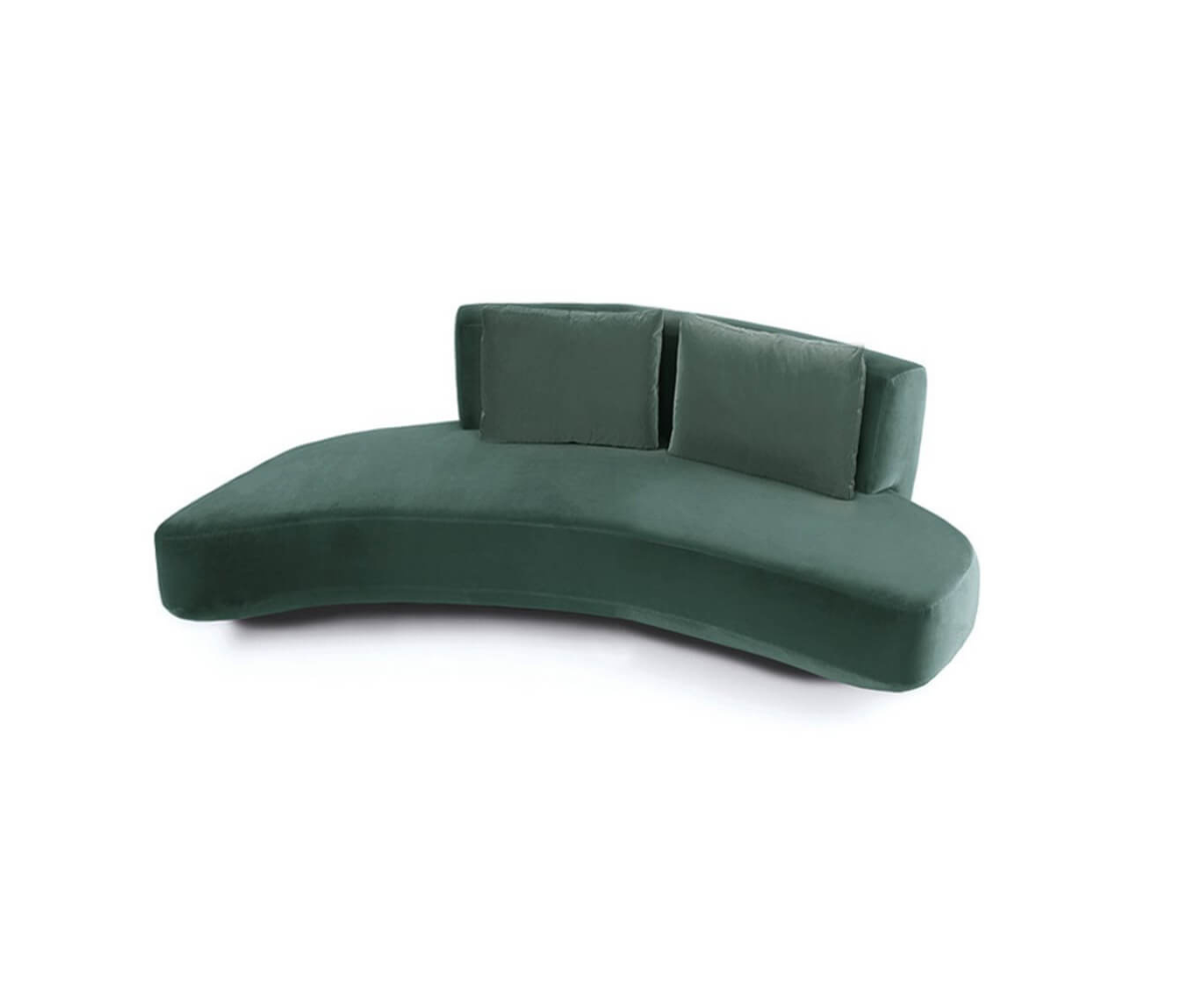 Gallotti&amp;Radice-Floor-Sample-Audrey-Curved-Velvet-Sofa