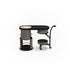 Giorgetti Floor Sample Host Bar Cabinet IN CANALETTO WALNUT AND METAL