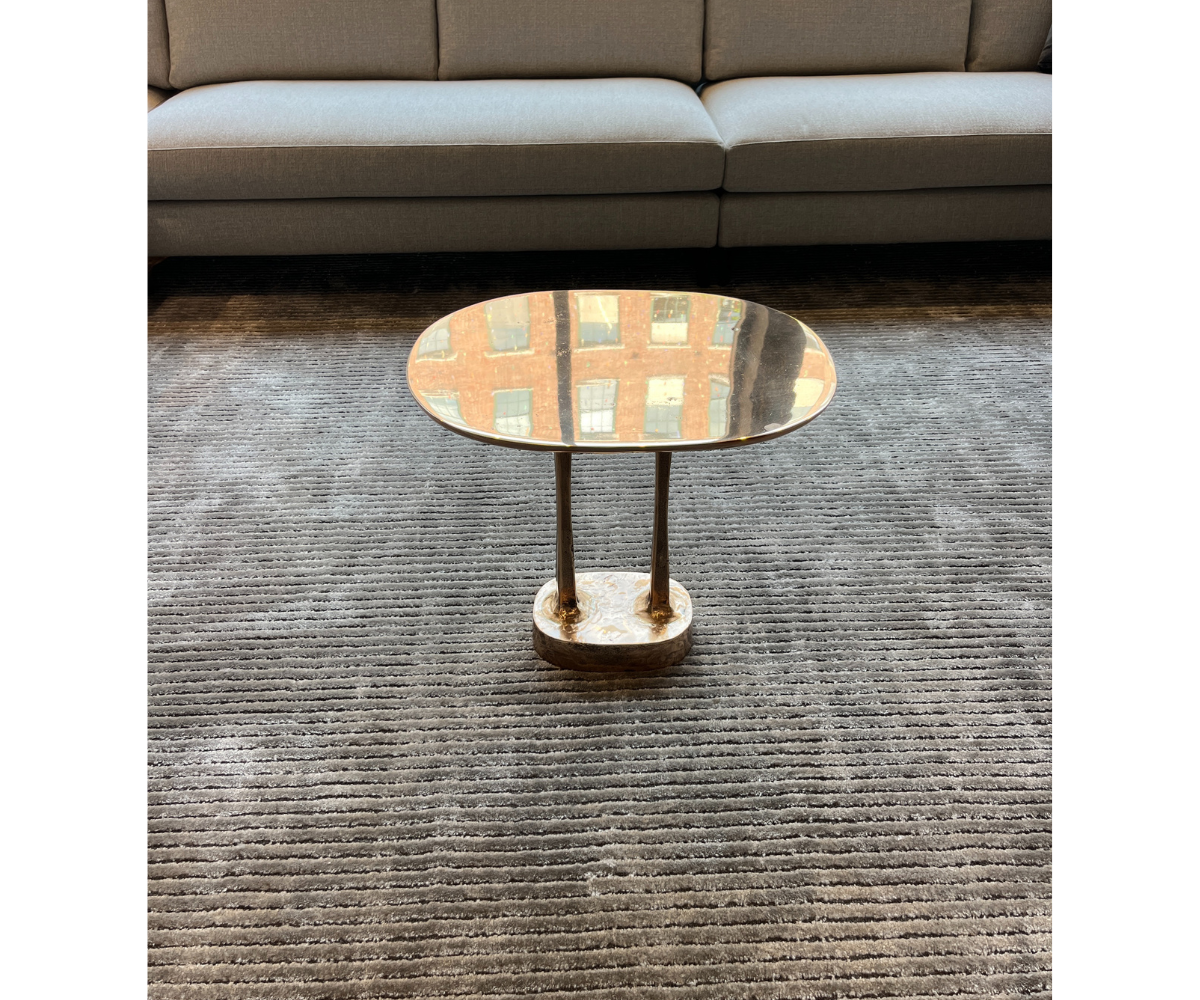 Henge-Floor-Sample-Mushroom-Side-Table-Brass-