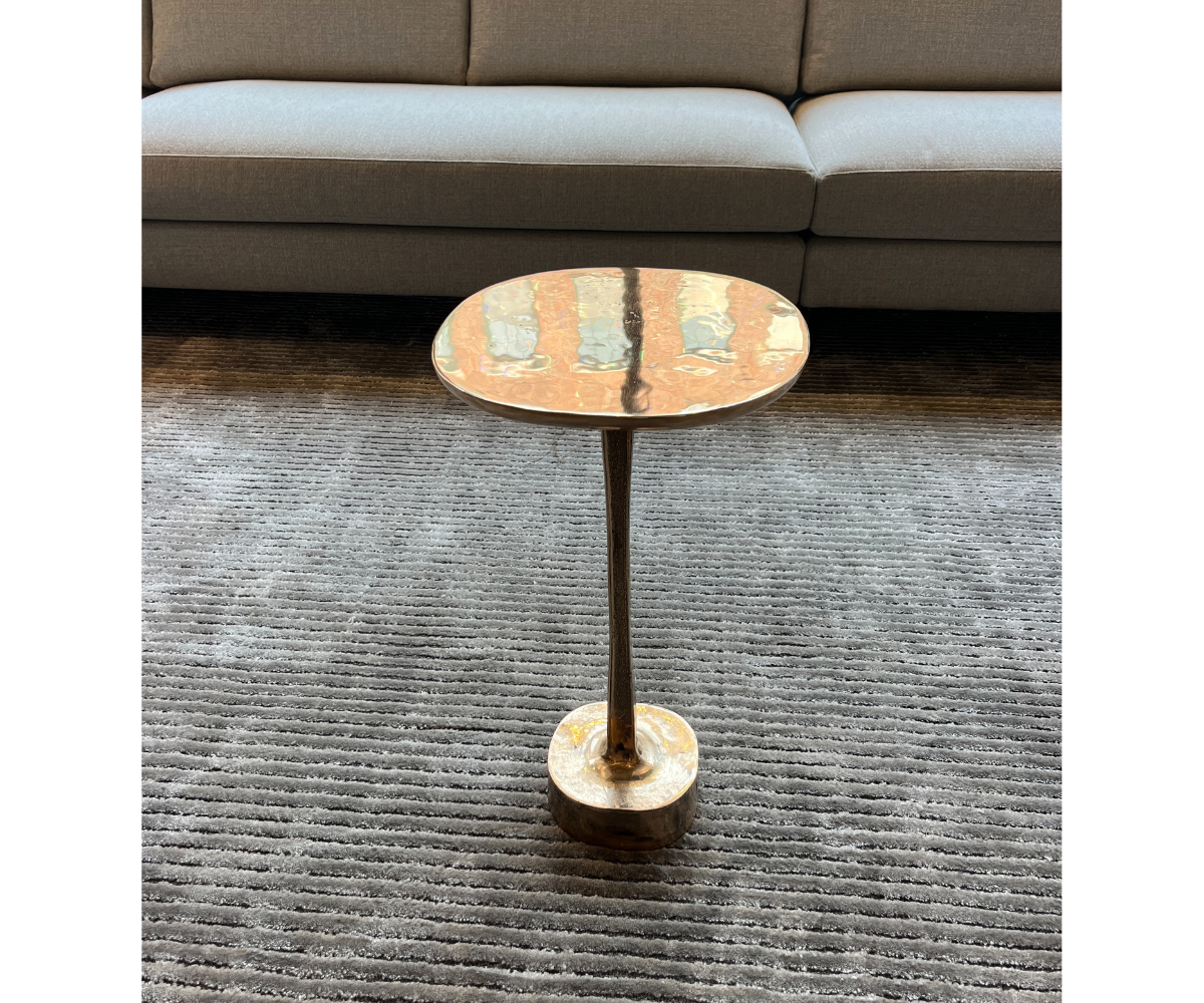 Henge-Floor-Sample-Mushroom-Side-Table-Brass-