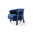 Back-Wing Lounge Chair by Cassina designed by Patricia Urquiola with a solid wood frame and upholstered seat.