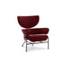 Tre Pezzi Lounge Chair by Cassina designed by Franco Albini with a sculptural upholstered wingback design.