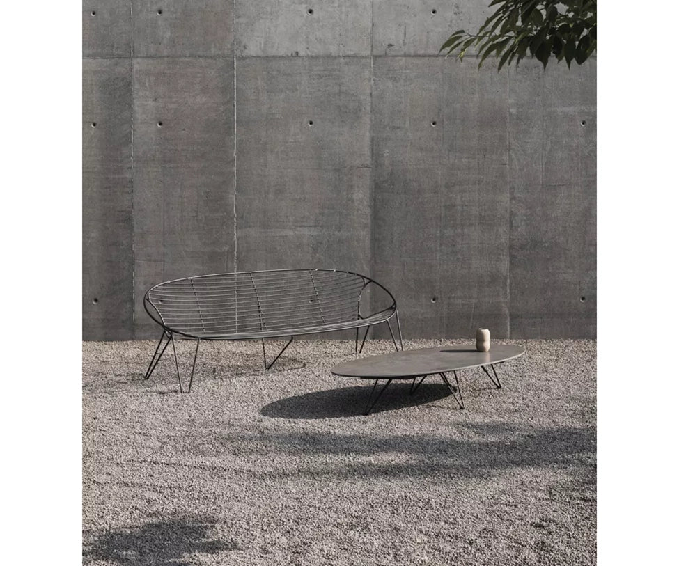 Wire Elyps Outdoor Coffee Table Joli