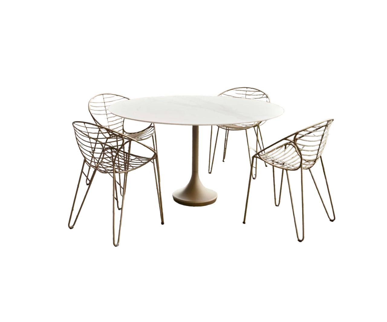 Central Round Outdoor Dining Table Joli 