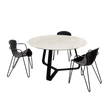 Curve Round Outdoor Dining Table Joli 