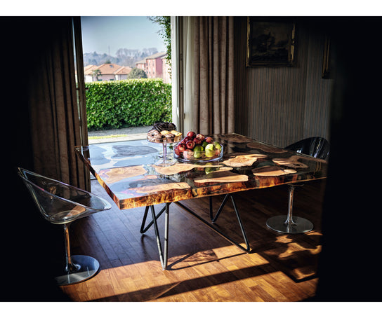 Kauri Earth Square Dining Table Riva 1920