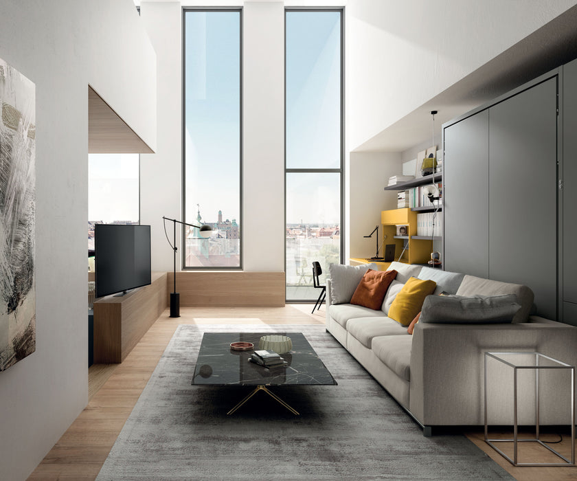 Tonale Motorized Wall Bed With Sofa | Clei