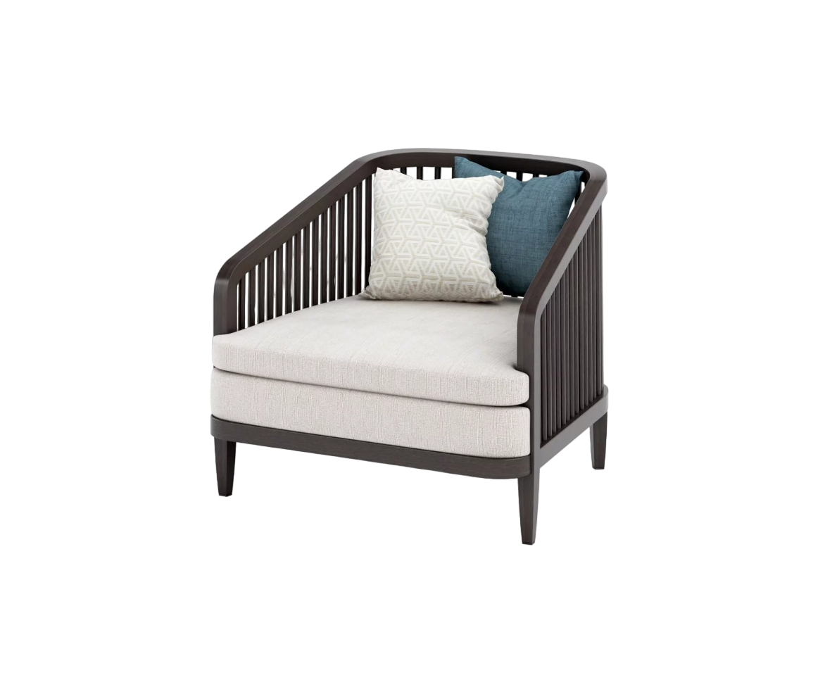 Largo Armchair Cushion Back I Coco Wolf