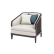 Largo Armchair Upholstered Back I Coco Wolf 