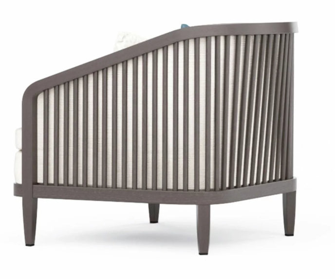 Largo Armchair Upholstered Back I Coco Wolf 