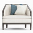Largo Armchair Upholstered Back I Coco Wolf 