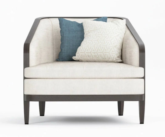 Largo Armchair Upholstered Back I Coco Wolf 