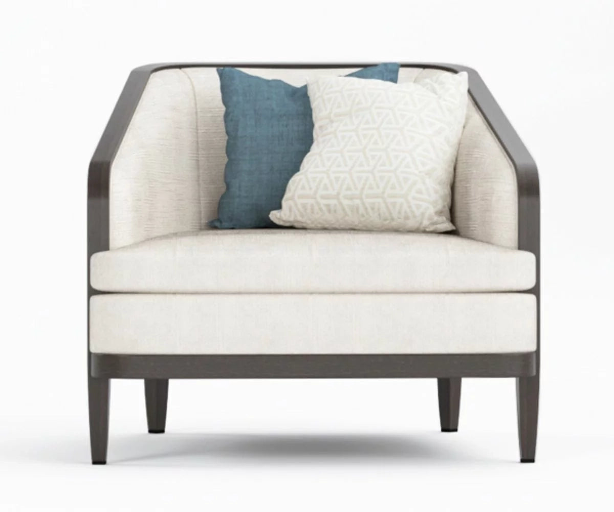Largo Armchair Upholstered Back I Coco Wolf 