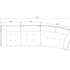 Floor Sample Rod Bean Sofa