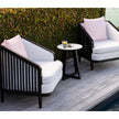 Largo Armchair Upholstered Back I Coco Wolf 