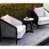 Largo Armchair Upholstered Back I Coco Wolf 