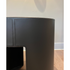 Meridiani-Floor-Sample-Gong-Side-Table-Balck-Leather-Andrea Parisio