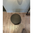Meridiani-Floor-Sample-Gong-Side-Table-Balck-Leather-Andrea Parisio