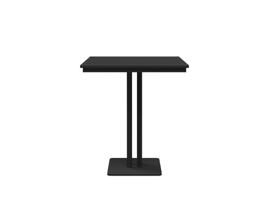 Metz Square Pedestal Bar Table Aluminium Gloster