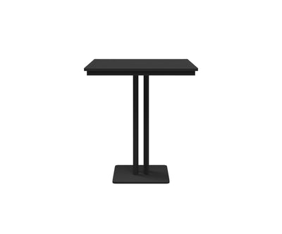 Metz Square Pedestal Bar Table Aluminium Gloster