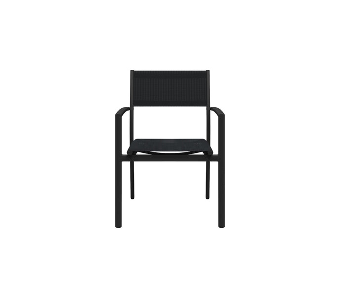 Metz Stacking Dining Chair With Arms Gloster 
