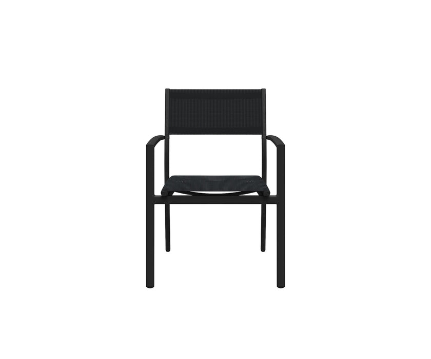 Metz Stacking Dining Chair With Arms Gloster 
