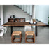 Natura Natural Sides Dining Table Riva 1920