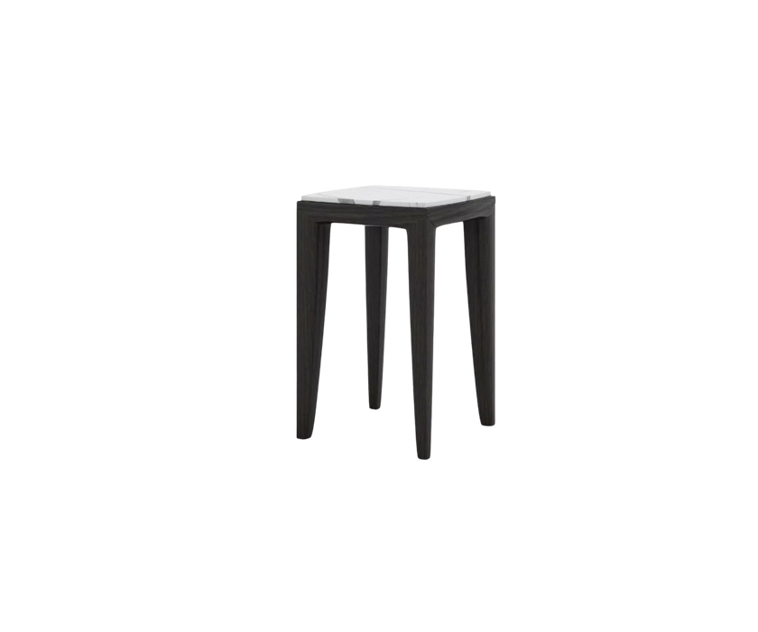 Nazare Porcelain Side Table I Coco Wolf